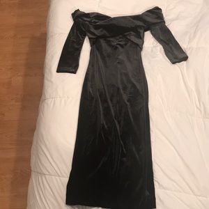 Zara velvet dress
